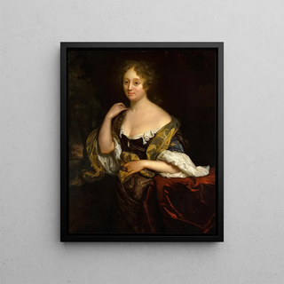 Godfried Schalcken - Portrait of Isabella Agneta Deutz.webp