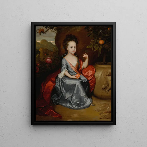 Godfried Schalcken - Portrait of a young girl believed to be Anne Conslade.webp