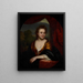 Portrait d'une femme inconnue - Godfried Schalcken — kehystetty taideteos seinällä