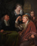 Lääkärintarkastus - Godfried Schalcken — näkymä teoksesta