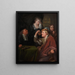 Lääkärintarkastus - Godfried Schalcken — kehystetty taideteos seinällä