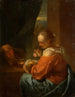 La Sainte Famille - Godfried Schalcken — näkymä teoksesta
