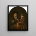 Kaksi ikää - Godfried Schalcken — kehystetty taideteos seinällä