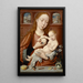 Imettäjä Neitsyt - Goossen van der Weyden — kehystetty taideteos seinällä