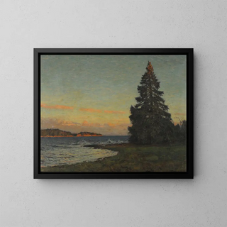 Le sapin - Gottfrid Samuel Nickolaus Kallstenius — kehystetty taideteos seinällä