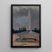 Castle Geyser Yellowstone kansallispuistossa - Grafton Tyler Brown — kehystetty taideteos seinällä