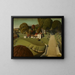 Herbert Hooverin syntymäpaikasta, West Branch, Iowasta - Grant Wood — kehystetty taideteos seinällä