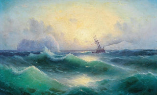 Grigori Ivanovitch Kapustin - Stormy sea with an iceberg.webp