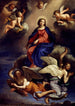 Neitsyen taivaaseenastuminen - Guercino — näkymä teoksesta