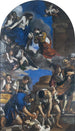 Pyhän Pétronillen hautajaiset - Guercino — näkymä teoksesta