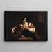 Caritas Romana - Guercino — kehystetty taideteos seinällä