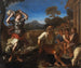 Erminia ja paimenet - Guercino — näkymä teoksesta