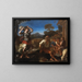 Erminia ja paimenet - Guercino — kehystetty taideteos seinällä