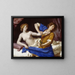 Joseph ja Potifarin vaimo - Guercino — kehystetty taideteos seinällä