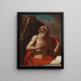 Saint Jérôme - Guercino — kehystetty taideteos seinällä