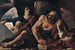 Saint Matthäus ja enkeli - Guercino — näkymä teoksesta