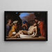 La Mise au tombeau - Guercino — kehystetty taideteos seinällä