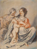 La Sainte Famille - Guercino — näkymä teoksesta