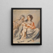 La Sainte Famille - Guercino — kehystetty taideteos seinällä