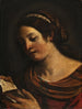 Nuori tyttö lukemassa - Guercino — näkymä teoksesta