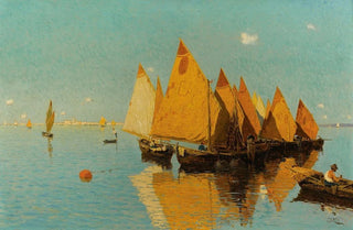 Guglielmo Ciardi - La Quiete In Laguna.webp