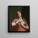La mort de Cléopâtre - Guido Cagnacci — kehystetty taideteos seinällä