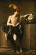 Daavid Goljatin pään kanssa - Guido Reni — näkymä teoksesta