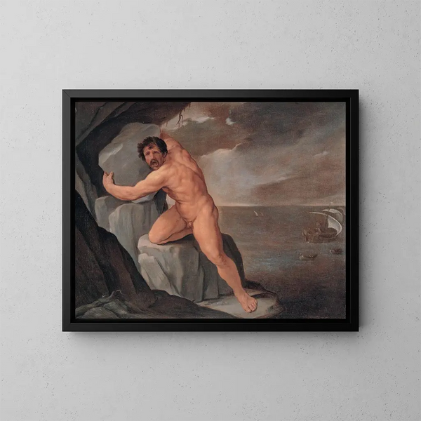 Polyphème - Guido Reni — kehystetty taideteos seinällä