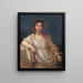 Portrait de fille avec une couronne - Guido Reni — kehystetty taideteos seinällä