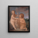 L'Enfant Jésus et saint Jean - Guido Reni — kehystetty taideteos seinällä