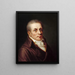 Portrait d'Ignace Vanlerberghe 1758-1819 pankkiiri ja aseiden toimittaja - Guillaume Descamps — kehystetty taideteos seinällä