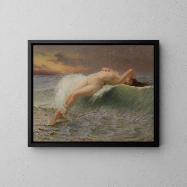 La Vague - Guillaume Seignac — kehystetty taideteos seinällä