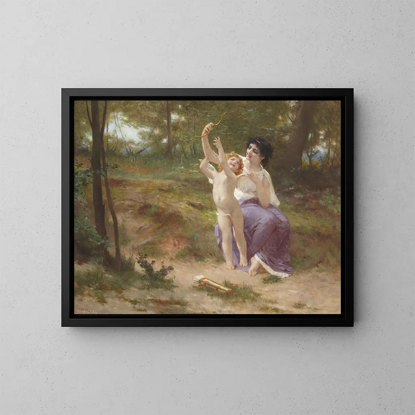Rakkaus aseistamaton - Guillaume Seignac — kehystetty taideteos seinällä
