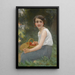 Kirsikkatyttö - Guillaume Seignac — kehystetty taideteos seinällä