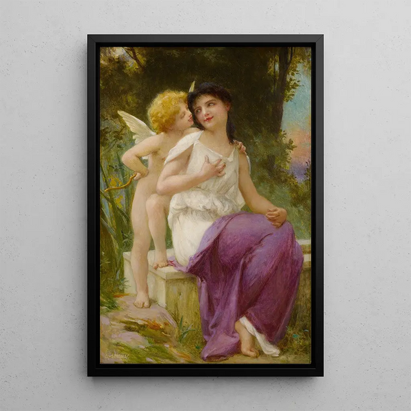 Venus ja rakkaus - Guillaume Seignac — kehystetty taideteos seinällä