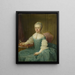 Portrait d'une dame de la famille van de Poll, peut-être Anna Maria Dedel, épouse de Jan van de Poll - Guillaume de Spinny — kehystetty taideteos seinällä