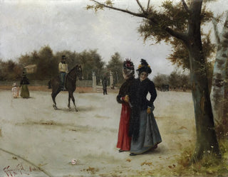 Une promenade dans le parc - Guillermo Gómez Gil — näkymä teoksesta