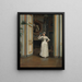 La Femme à l'oiseau au château de Maisons-Laffitte - Gunnar Berndtson — kehystetty taideteos seinällä