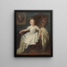 Hilda Amalia Brusewitz syntynyt vuonna 1853 - Gustaf Henrik Brusewitz — kehystetty taideteos seinällä