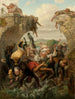 Nya Lödöse-sillan romahtamisesta Säve-joessa vuonna 1543 - Gustaf Henrik Brusewitz — näkymä teoksesta