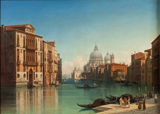 Gustaf Wilhelm Palm - View of Canal Grande in Venice.webp
