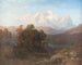 Panorama alpin avec lac de montagne - Gustav Adolf Horst — näkymä teoksesta
