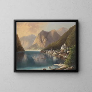 Gustav Barbarini - Blick Auf Hallstatt.webp