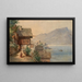 Hallstatt-maalaus - Gustav Barbarini — kehystetty taideteos seinällä