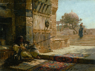 Gustav Bauernfeind - Sentinel At The Entrance To The Temple Mount Jerusalem.webp