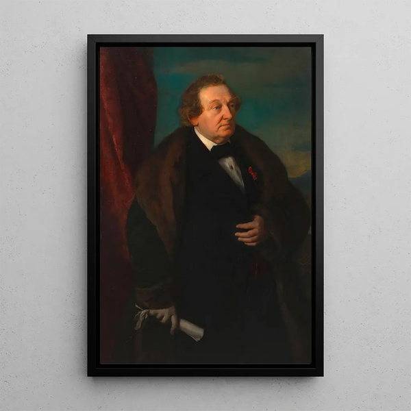 Heinrich Johann Immanuel Anschtz näyttelijä - Gustav Gaul — kehystetty taideteos seinällä