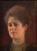 Portrait d'une femme inconnue Mme Heymann - Gustav Klimt — näkymä teoksesta