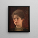 Portrait d'une femme inconnue Mme Heymann - Gustav Klimt — kehystetty taideteos seinällä
