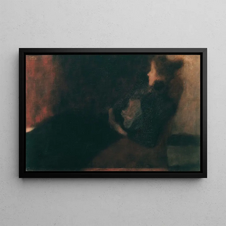 Gustav Klimt - Dame am Kamin.webp
