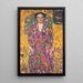 Eugenia Primavesin muotokuva - Gustav Klimt — kehystetty taideteos seinällä